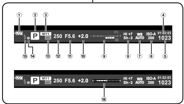 OLYMPUS OM-D E-M10 - Affichage du viseur lors de la prise de vue à l'aide du viseur - 2