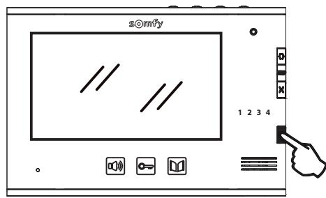 SOMFY VISIOPHONE V400 RTS - Sur un récepteur d'éclairage Somfy RTS - 3
