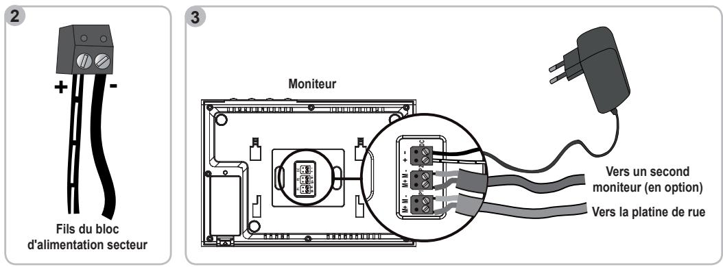 SOMFY VISIOPHONE V400 RTS - INSTALLATION DU MONITEUR - 2