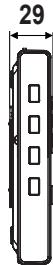 SOMFY VISIOPHONE V400 RTS - Dimensions (en mm) - 2