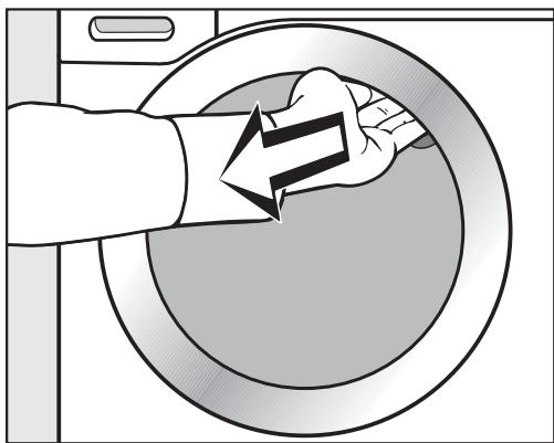 MIELE TCE 620 WP - Ouvrir la porte - 1
