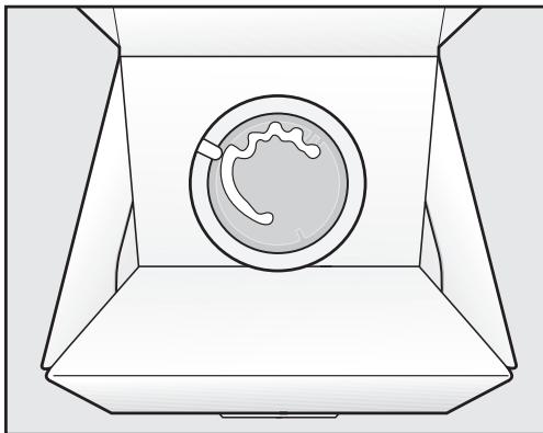 MIELE TCE 620 WP - Stocker le flacon de perfume dans son emballage d'origine uniquement - 1