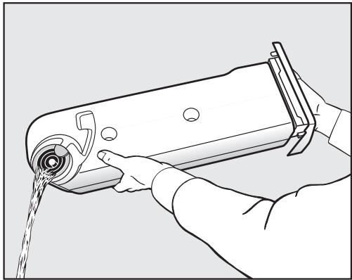 MIELE TCE 620 WP - Vider le réservoir à eau de condensation - 2