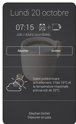 TEFAL REVEIL CAFE CONNECTEE CM450800 - Déclenchement d'une programmation - 1
