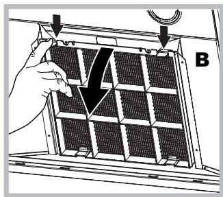 HOTPOINT HLC 9.5S AT X/HA - Mantenimiento del filtró de carbón (B) - 1
