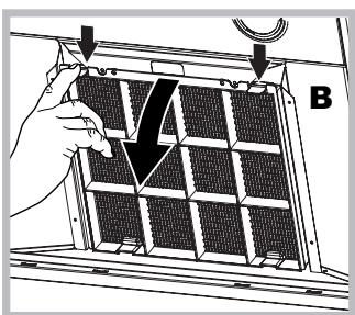 HOTPOINT HLC 9.5S AT X/HA - Manutenzione del filtro al carbone (B) - 1