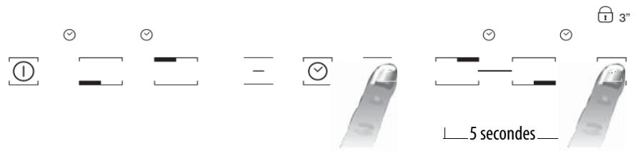 HOTPOINT IKIA 630 S C - Activation/Désactivation du signal sonore (non disponible sur les versions à curseur) - 1