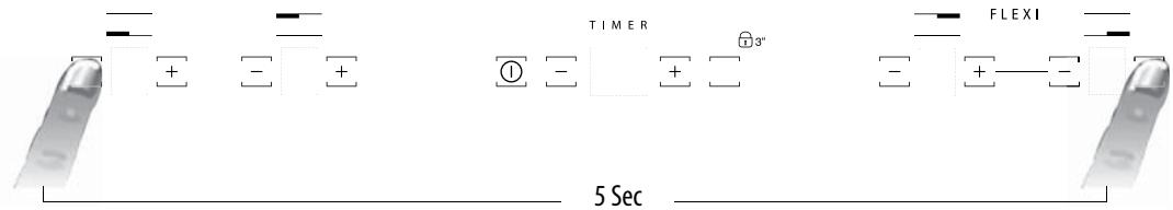 HOTPOINT KID 740 - Activation/deactivation of the acoustic signal - 1