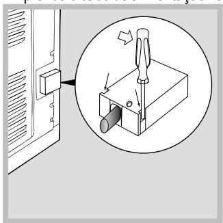 HOTPOINT ML 99 IX HA - Substituição do cabo - 1