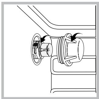 HOTPOINT ML 99 IX HA - Substituição da lampada - 1