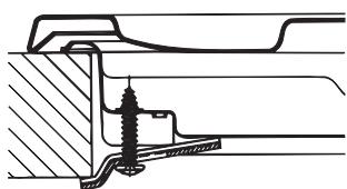 HOTPOINT PCN 642 IX/HA - Hook fastening diagram - 3
