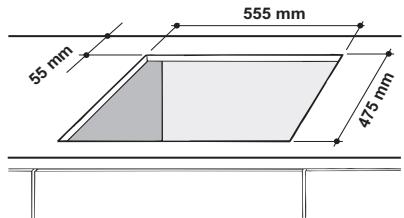 HOTPOINT PCN762S/IX/HA - Fitting the appliance - 2