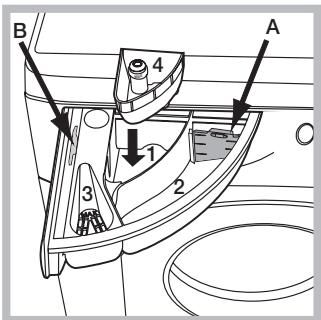 HOTPOINT WDG 9640B FR - Tiroir à produits lessiviels - 1