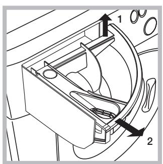 HOTPOINT WDG 9640B FR - Nettoyage du tiroir à produits lessiviels. - 1