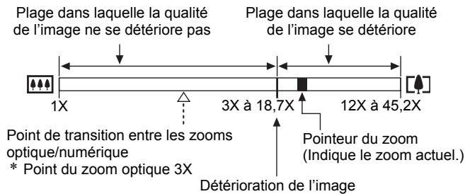 CASIO EXILIM 12.1 - Point de transition entre le zoom optique et le zoom numérique - 2