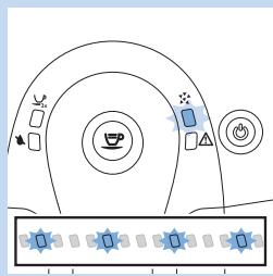 PHILIPS HD8650 - Significado dos sinais luminosos - 4