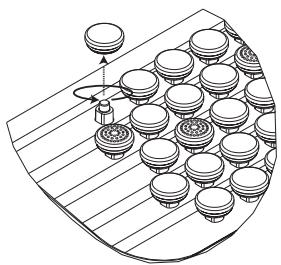 ROLAND FR-3X BK - Mode main droite (uniquement sur clavier à boutons) - 2
