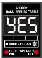 ROLAND FR-3X BK - Appuyez sur le registre [2] (VALUE) pour sauvegarder vos réglages. - 1