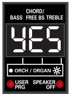 ROLAND FR-3X BK - Appuyez sur le registre [2] (VALUE) pour sauvegarder vos réglages. - 1