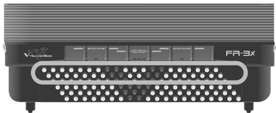 ROLAND FR-3X BK - Section de basses et d'accords - 1