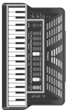 ROLAND FR-3X BK - Section main droite ('treble') - 1