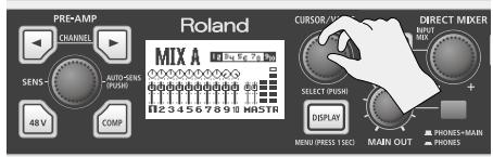 ROLAND OCTA-CAPTURE - Commande [INPUT MIX] - 3