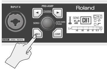 ROLAND OCTA-CAPTURE - Bouton PHANTOM [ ] - 1
