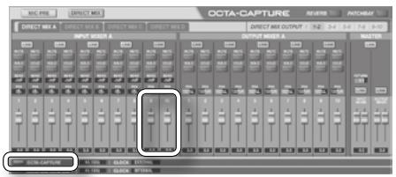 ROLAND OCTA-CAPTURE - Réglages pour une écoute au casque - 2