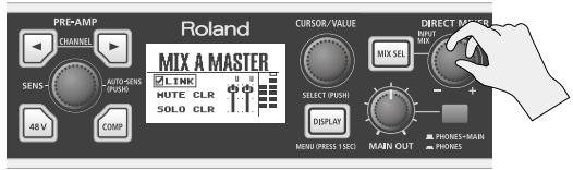 ROLAND OCTA-CAPTURE - Commande [INPUT MIX] - 1