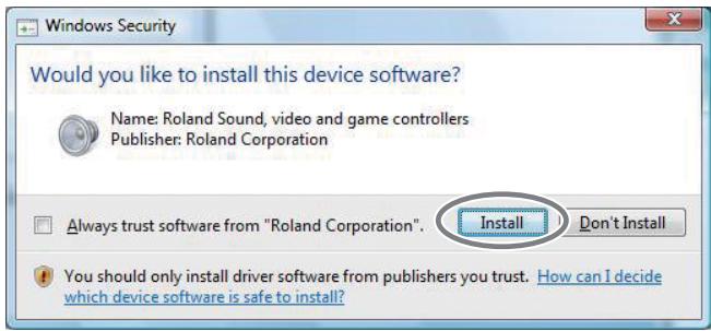 ROLAND UA-4FXCW - Procédure d'installation - 2
