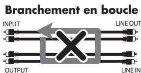 ROLAND UA-4FXCW - Faites attention à ne pas créer de boucle - 2