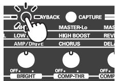 ROLAND UA-4FXCW - Modification du son à l'aide des quatre boutons rotatifs - 3