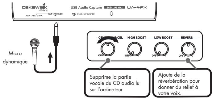ROLAND UA-4FXCW - Faites du karaoke! - 1