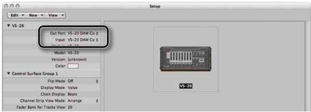 ROLAND V-STUDIO 20 - Pas de pilotation en appuyant sur les boutons du vs-20 (logic pro ou logic express) - 1
