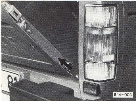 VOLKSWAGEN GOLF 1 PICKUP - Hayon - 2