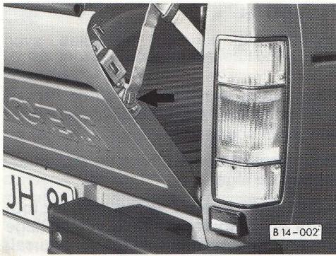 VOLKSWAGEN GOLF 1 PICKUP - Hayon - 1