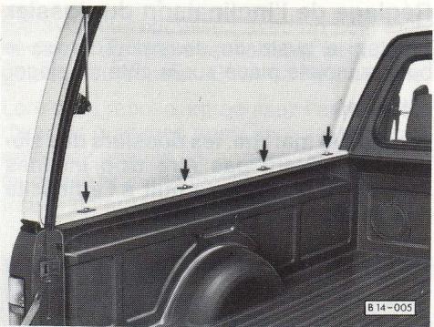 VOLKSWAGEN GOLF 1 PICKUP - Bache - 1