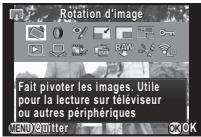 PENTAX QS1 - Éléments de la palette du mode de lecture - 1