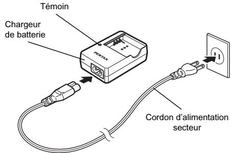 PENTAX QS1 - Charge de la batterie - 1
