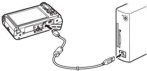 PENTAX QS1 - Raccordement de l'appareil à un ordinateur - 1