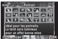 PENTAX QS1 - Utilisez ▲▼▲▶ pour selectionner un mode scène. - 1