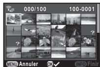 PENTAX QS1 - Sélectionnez la ou les images à transférer. - 1