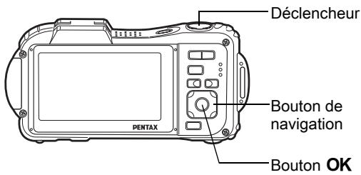 PENTAX WG-3 - Paramétrage des fonctions (mode programme) - 1
