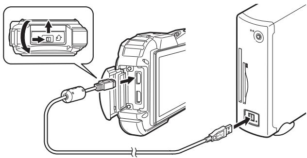 PENTAX WG-3 - Connexion de la liaison appareil/ordinateur Windows PC - 1