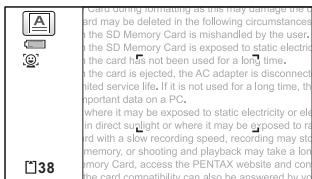 PENTAX WG-3 - Prise de vue de texte (mode texte) - 3