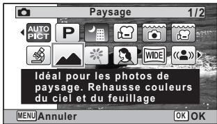 PENTAX WG-3 - Appuyez sur le bouton de navigation (▼) en mode 📷. - 1