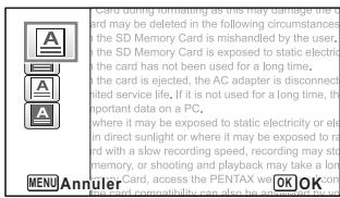 PENTAX WG-3 - Prise de vue de texte (mode texte) - 2