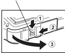 PENTAX WG-3 - Installation de la batterie - 1