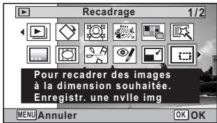 PENTAX WG-3 - Appuyez sur le bouton de navigation (▼). - 1