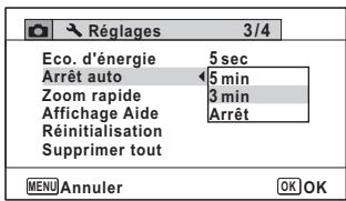 PENTAX WG-3 - Désactivation de l'arrêt automatique - 1